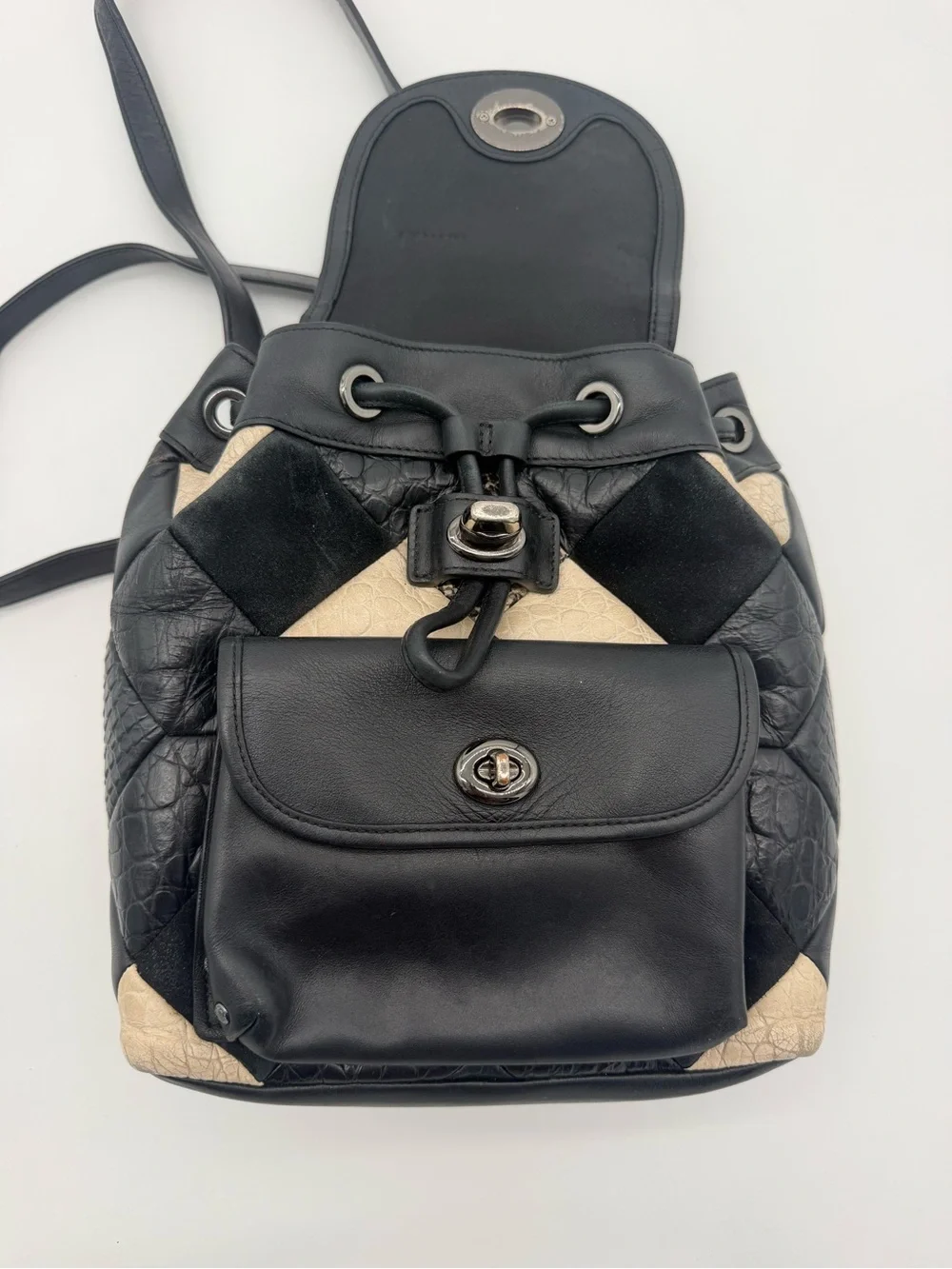 Coach Patchwork Leather Backpack